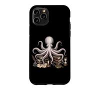 Custodia per iPhone 11 Pro Dark Academia Octopus Libri