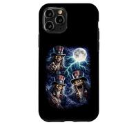 Custodia per iPhone 11 Pro Dark Zio Sam sotto la Luna Piena Vintage Fantasy Lightning