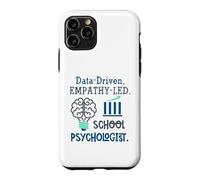Custodia per iPhone 11 Pro Data-Driven Empathy-Led School Psychologist Brain Graphic