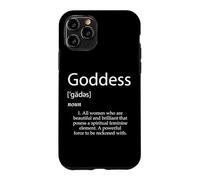 Custodia per iPhone 11 Pro Dea Dea Dea Femminismo Ragazza Egiziano Greco Sole Dea