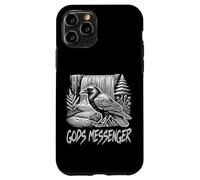 Custodia per iPhone 11 Pro Dei Messaggero Corvo Corvo Scena Gotica