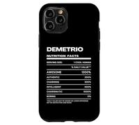 Custodia per iPhone 11 Pro Demetrio Dichiarazione Nutrizionale Nome Divertente