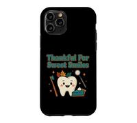 Custodia per iPhone 11 Pro Dentista del Ringraziamento - Grato per dolci sorrisi