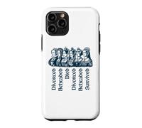 Custodia per iPhone 11 Pro Destini delle sei mogli di Enrico VIII Navy Print