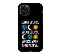 Custodia per iPhone 11 Pro Detto divertente dell'apocalisse dell'eclissi solare dell'eclissi lun