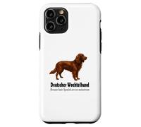 Custodia per iPhone 11 Pro Deutscher Wachtelhund Dog Bold Humor e Spaniel Sass