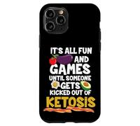 Custodia per iPhone 11 Pro Dieta sana per la perdita di peso a basso contenuto di carboidrati di sport metabolici cheto