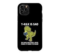Custodia per iPhone 11 Pro Dinosaur Book Lover T Rex Sad Arms troppo corto per il lettore