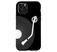 Custodia per iPhone 11 Pro Disco in vinile divertente, design retrò, platino DJ, pop