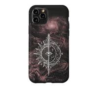 Custodia per iPhone 11 Pro Disegno cosmico spirituale dell'equilibrio del sole celeste