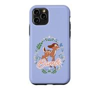 Custodia per iPhone 11 Pro Disney Bambi Floral Coquette Style Forest Friends Matching