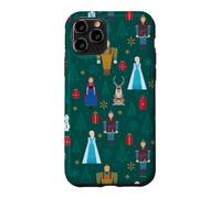 Custodia per iPhone 11 Pro Disney Frozen Holiday Nutcrackers Scandinavian Christmas
