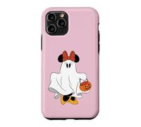 Custodia per iPhone 11 Pro Disney Halloween Minnie Mouse Ghost Costume Trick-or-Treat