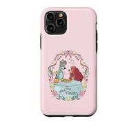 Custodia per iPhone 11 Pro Disney Lady and the Tramp Valentine's Day Spaghetti Kiss