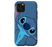 Custodia per iPhone 11 Pro Disney Lilo and Stitch Cute Stitch Face Slate Gray
