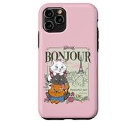 Custodia per iPhone 11 Pro Disney The Aristocats Marie Toulouse & Berlioz Bonjour