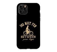 Custodia per iPhone 11 Pro Divertente 2 ° più divertente tra le gambe bicicletta vintage
