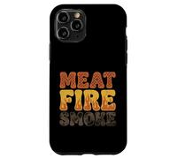 Custodia per iPhone 11 Pro Divertente barbecue Pitmaster barbecue barbecue barbecue regalo per feste fuoco carne