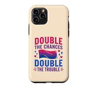 Custodia per iPhone 11 Pro Divertente Bisessuale Doppio Le Possibilità Raddoppiano Il Problema