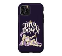 Custodia per iPhone 11 Pro Divertente cavaliere medievale diva giù umorismo rinascimentale