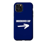 Custodia per iPhone 11 Pro Divertente compagno di polizia e sposato con un poliziotto sotto copertura