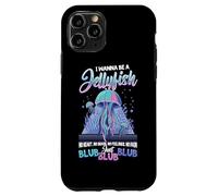 Custodia per iPhone 11 Pro Divertente creatura del mare dell'oceano amante delle meduse