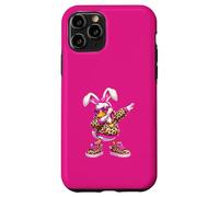 Custodia per iPhone 11 Pro Divertente Dabbing Bunny Silly Goose Felice Pasqua Ragazze Donne