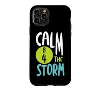 Custodia per iPhone 11 Pro Divertente gioco di parole BINGO Calma B4 la tempesta