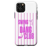 Custodia per iPhone 11 Pro Divertente Golf Swing the Dang Club Rosa Golf Mom