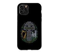 Custodia per iPhone 11 Pro Divertente Irlanda Celtic Cross National Pride Detto