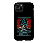 Custodia per iPhone 11 Pro Divertente nodo Trinity per gli amanti della natura mistica