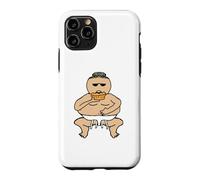 Custodia per iPhone 11 Pro Divertente Torta Grasso Mangiare Sumo