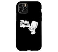 Custodia per iPhone 11 Pro Divertente vasino con bocca che imprecede la maledizione sarcastica