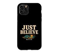 Custodia per iPhone 11 Pro Don't Be Afraid Just Believe Mark 5:36 Sea Turtle Faith