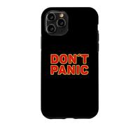 Custodia per iPhone 11 Pro Don't Panic Vintage, sarcastico per evitare il panico