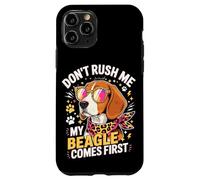 Custodia per iPhone 11 Pro Don't Rush Me My Beagle Comes First Dog Lover