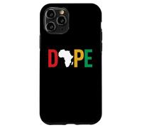 Custodia per iPhone 11 Pro Dope Africa Map Juneteenth Pan African Pride