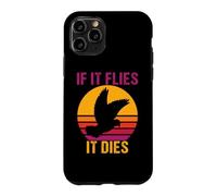 Custodia per iPhone 11 Pro Dove Hunting Trip Hunters retrò vintage Se vola si muore