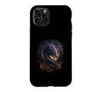 Custodia per iPhone 11 Pro Drago nello spazio una leggenda incontra la fantascienza