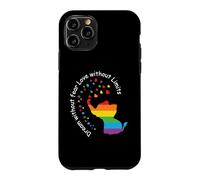 Custodia per iPhone 11 Pro Dream Without Fear Elephant LGBT Rainbow Gay Pride Month