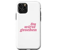 Custodia per iPhone 11 Pro Du wirst gesehen - Positive Affirmations