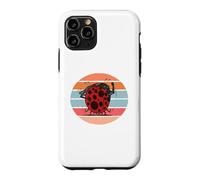 Custodia per iPhone 11 Pro Due divertenti coccinelle ballano insieme, insetti