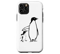 Custodia per iPhone 11 Pro Due pinguini padre e il bambino pinguino