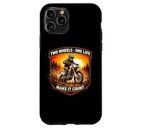 Custodia per iPhone 11 Pro Due ruote One Life Make It Count Dirt Bike Rider Moto