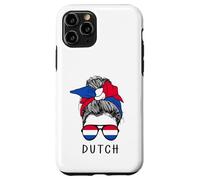 Custodia per iPhone 11 Pro Dutch Girl Dutch Heritage Netherlands Flag
