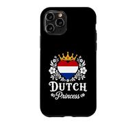 Custodia per iPhone 11 Pro Dutch Princess Netherlands Flag Proud Dutch Girl