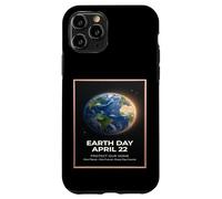 Custodia per iPhone 11 Pro Earth Day Aprile 22 Vintage Globe Design Protect Our Planet