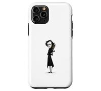 Custodia per iPhone 11 Pro Edgar Allan Poe Beloved Cat