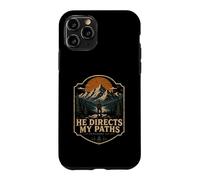 Custodia per iPhone 11 Pro Egli dirige I miei sentieri Proverbi 3 6 Montagna