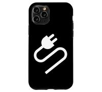 Custodia per iPhone 11 Pro Electrical Outlet Plug and Socket Couples Halloween Costume